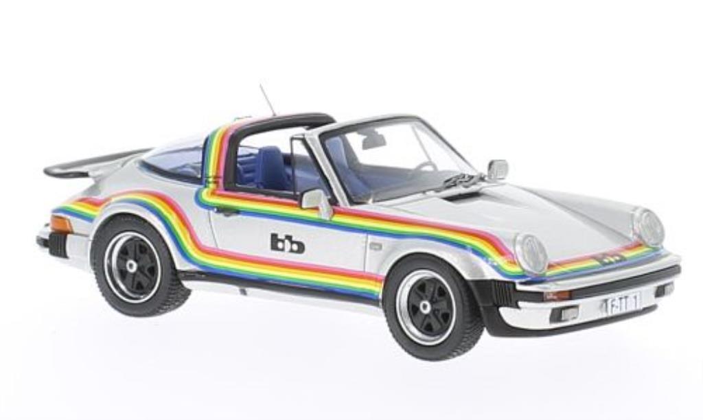 Porsche 930 Turbo 1/43 Neo Turbo Targa B&B Tuning grey mit Dekor 1982 diecast model cars