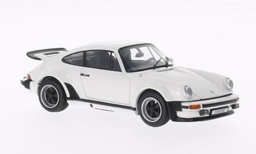 Porsche 930 Turbo 1/43 Kyosho Turbo white 1975 diecast model cars
