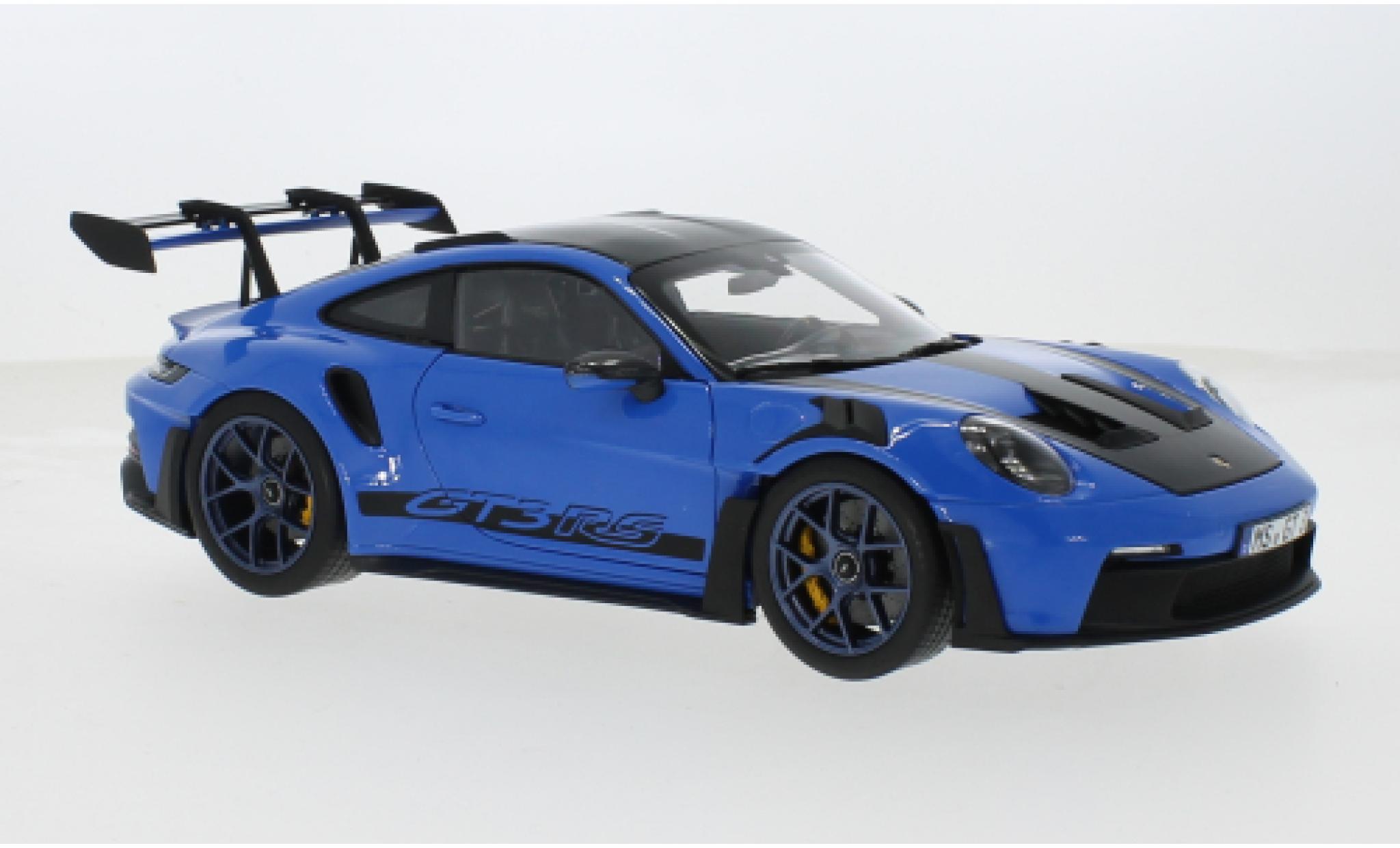 Porsche 992 GT3 1/18 Norev 912  blue 1:18 diecast model cars