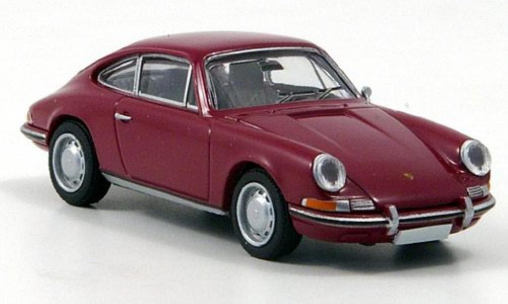 Porsche 912 1/87 Brekina Coupe dk.-red diecast model cars