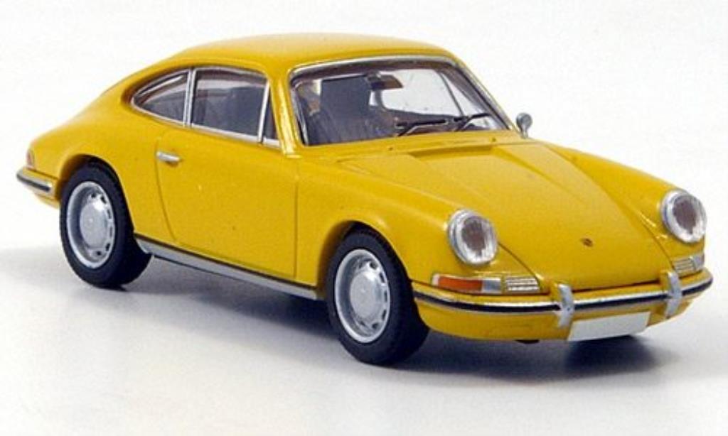 Porsche 912 1/87 Brekina Coupe yellow diecast model cars