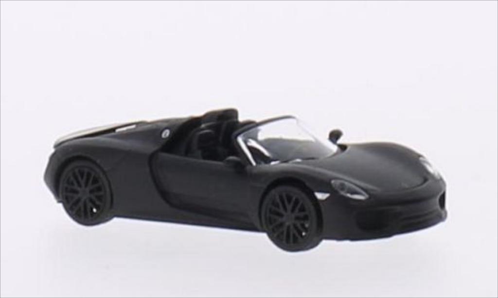 Porsche 918 1/87 Schuco Spyder matt-black diecast model cars