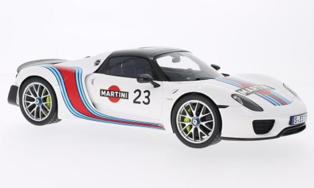 Porsche 918 1/18 Spark Spyder No.23 whiteach Package diecast model cars