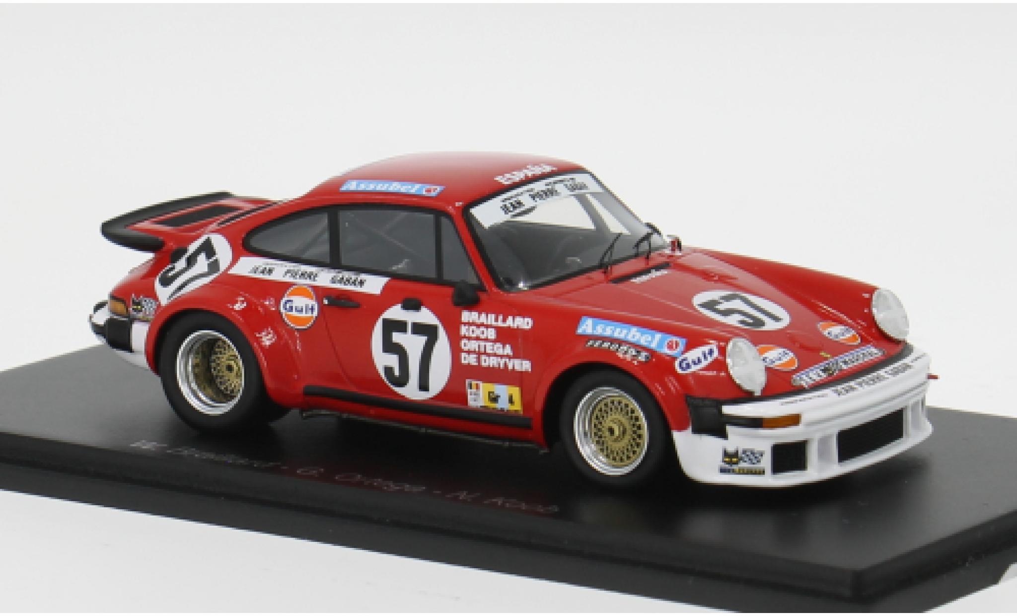 Porsche 934 1977 1/43 Spark 24h Le Mans #57 W.Braillard/G.Ortega 1:43 diecast model cars
