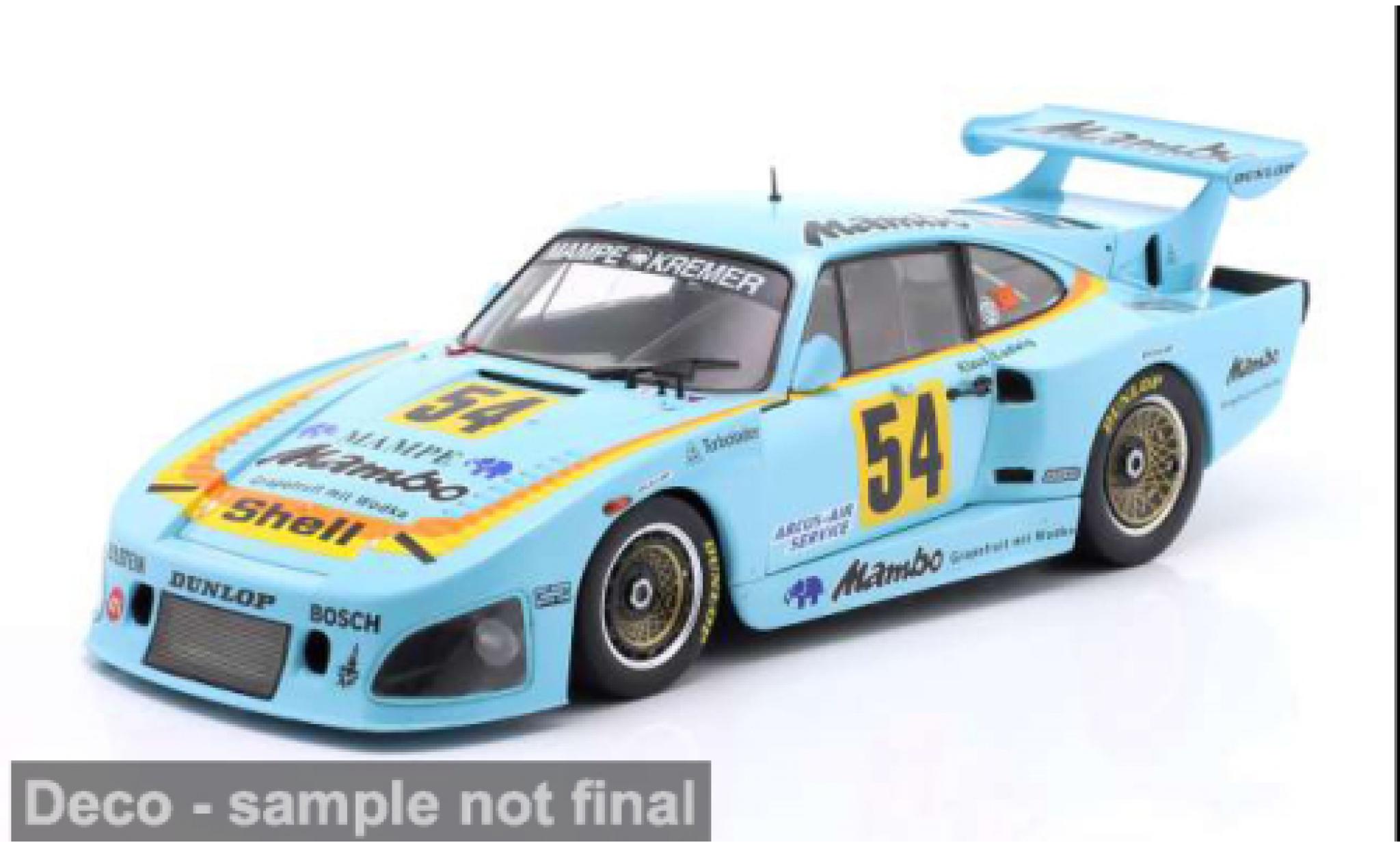 Porsche 935 1979 1/18 Werk83 K3 Mambo DRM #54 K.Ludwig 1:18 diecast model cars