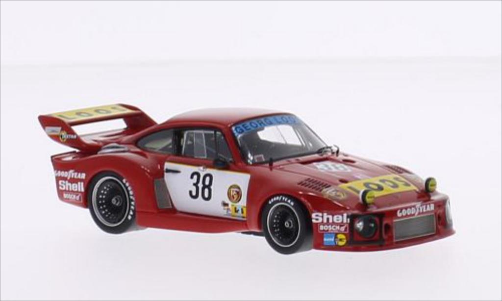 Porsche 935 1977 1/43 Spark No.38 Gelo Racing Team Loos 24h Le Mans 1977 /H.Heyer diecast model cars