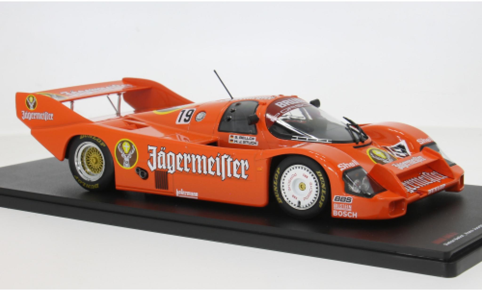Porsche 956 1984 1/18 Werk83 K 1000 Km Imola J&auml;germeister #19 S.Bellof/H-J.Stuck 1:18 diecast model cars