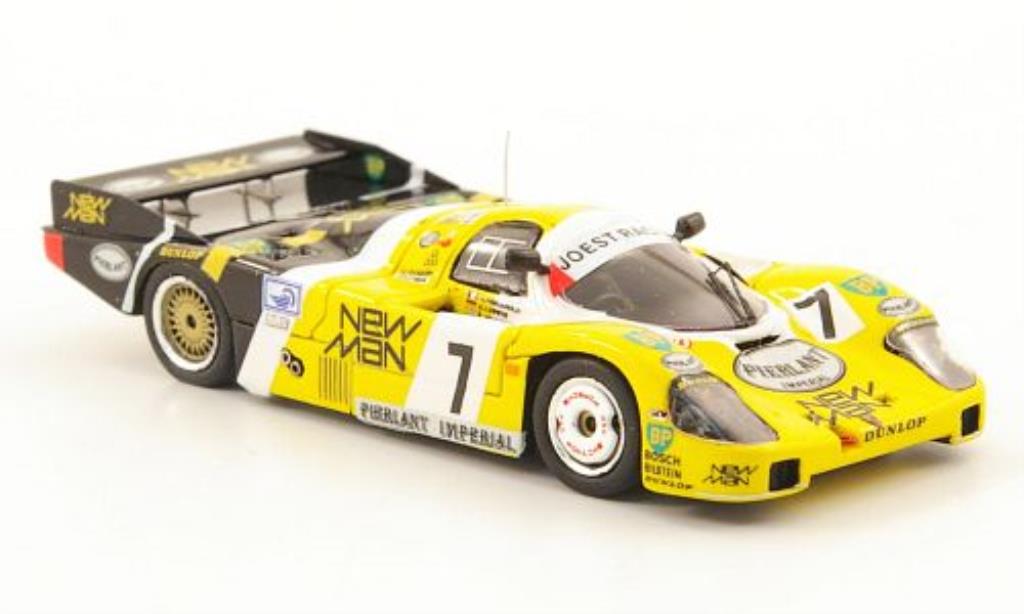 Porsche 956 1984 1/87 Spark No.7 NewMan 24h Le Mans 1984 / K.Ludwig diecast model cars
