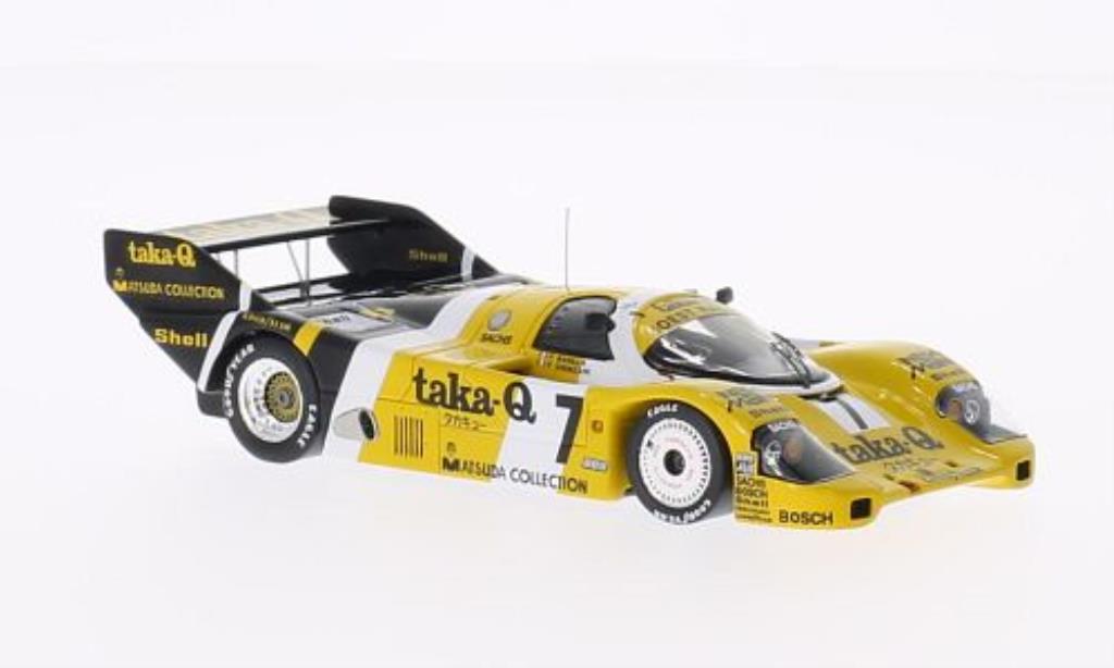 Porsche 956 1986 1/43 Spark No.7 Taka-Q 1000km Fuji 1986 /P.Ghinzani diecast model cars