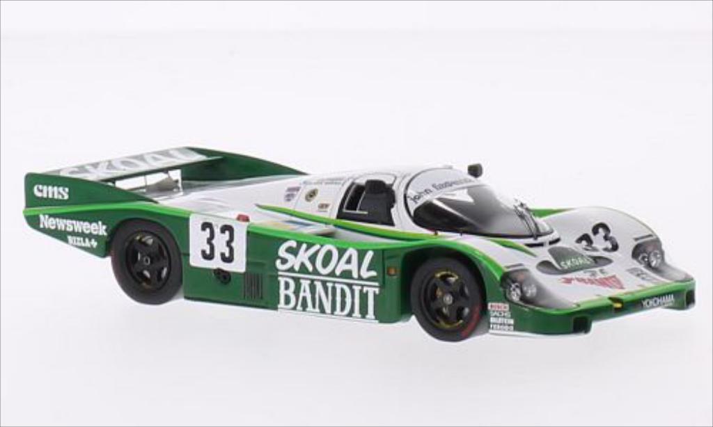 Porsche 956 1984 1/43 Spark RHD No.33 John Fitzpatrick Racing Skoal Bandit 24h Le Mans 1984 /S.van diecast model cars