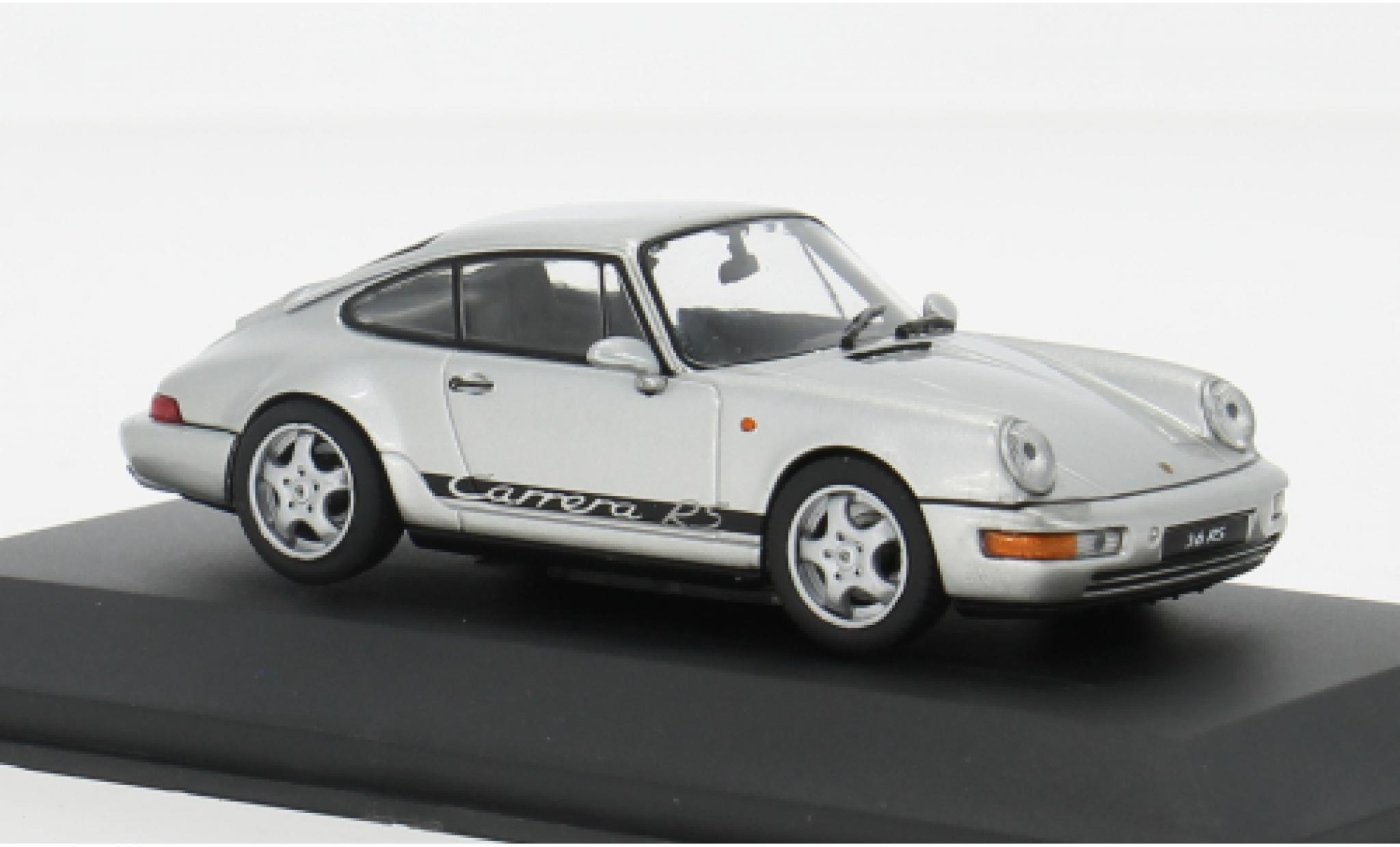 Porsche 964 RS 1/43 Solido silver 1:43 diecast model cars