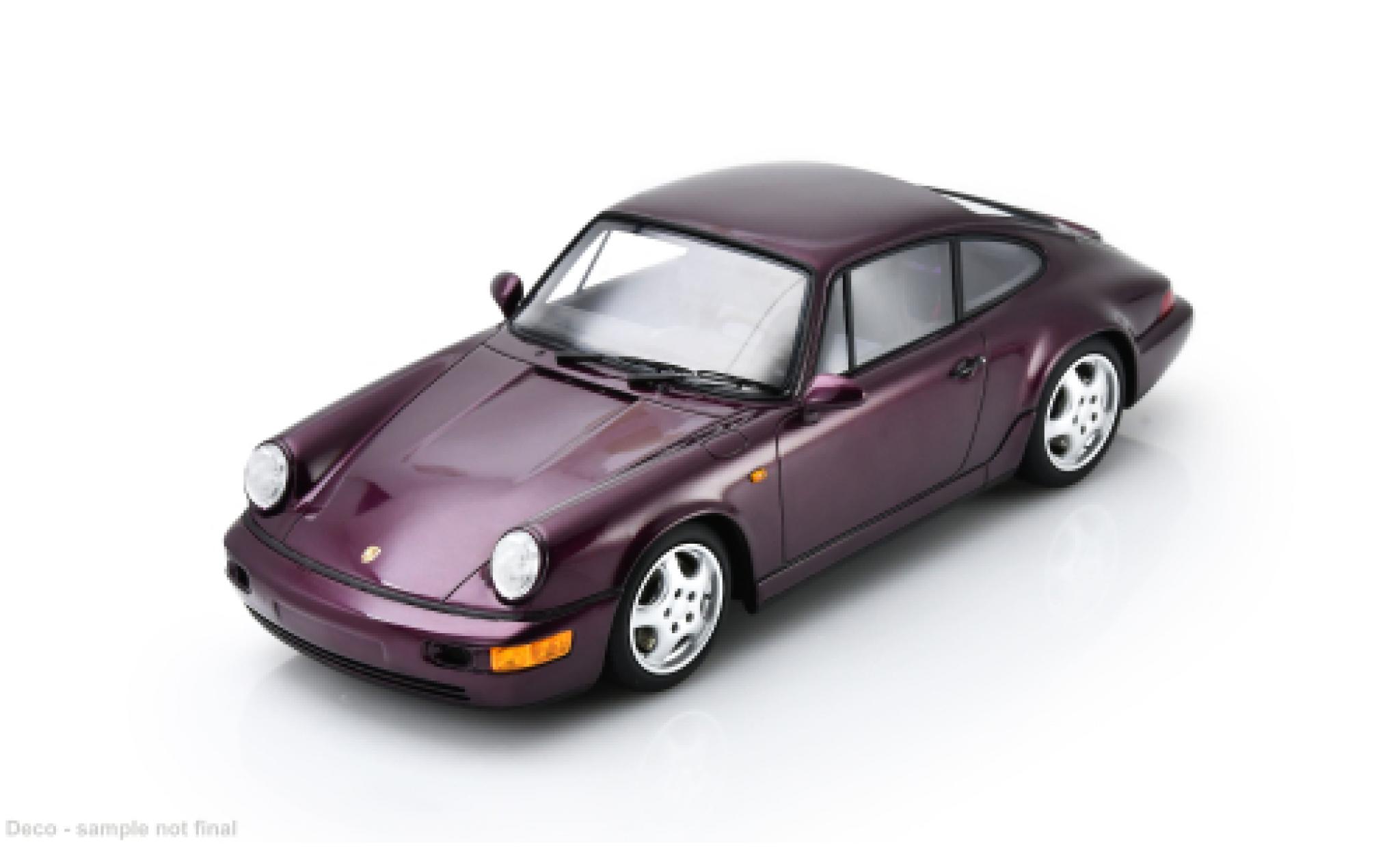 Porsche 964 RS 1/18 Spark purple 1:18 diecast model cars