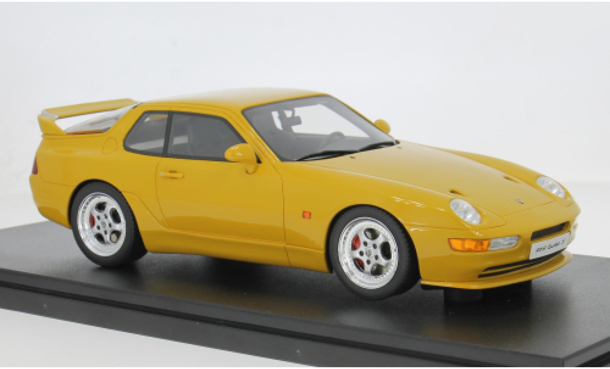 Porsche 993 Turbo S 1/18 GT Spirit 968 yellow 1 1:18 diecast model cars