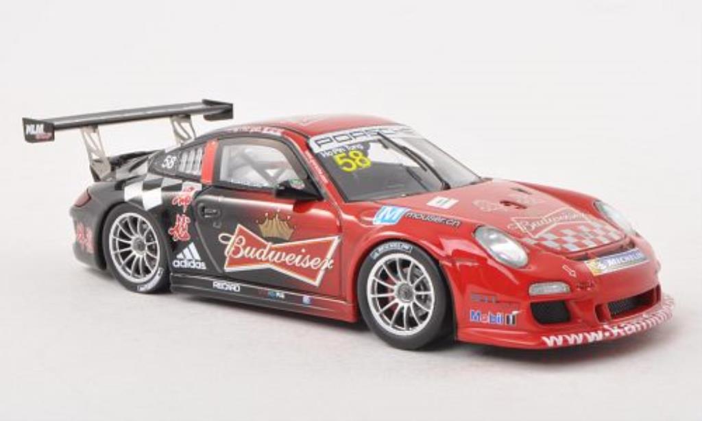 Porsche 997 GT3 CUP 1/43 Spark GT3 Cup No.58 Budweiser Carrera Cup Asia 2013 diecast model cars