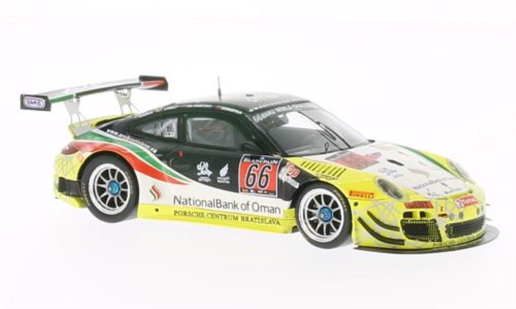 Porsche 997 GT3 1/43 Spark GT3 R No.66 Oman 24h Spa 2013 diecast model cars