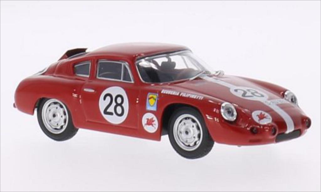 Porsche Abarth 1/43 Best No.28 Scuderia Filipinetti 1000 Km Nurburgring 1963 /F.Schiller diecast model cars