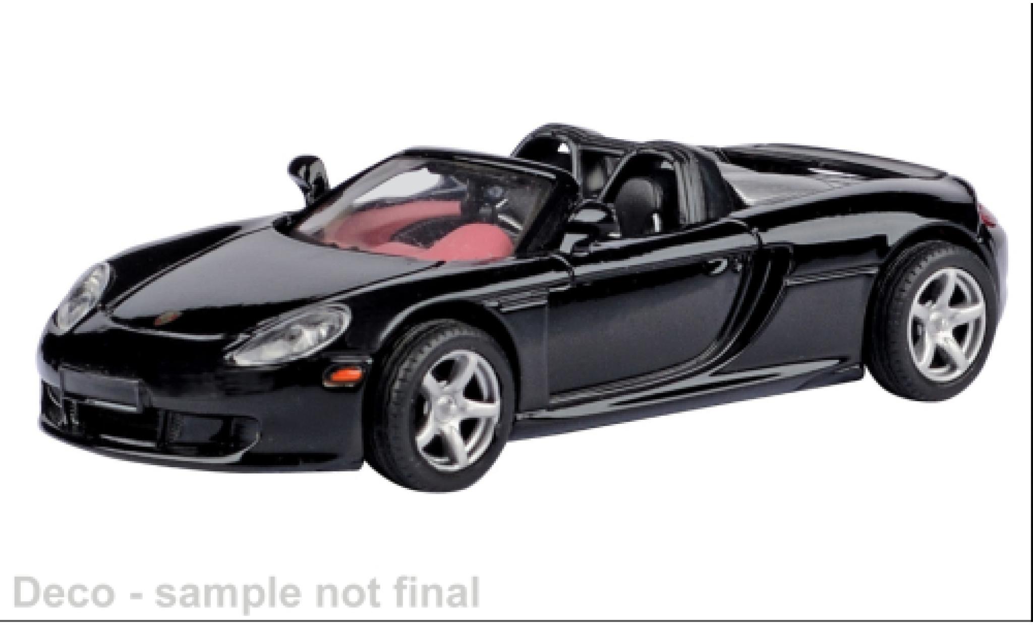 Porsche Carrera GT 1/43 Motormax black 1:43 diecast model cars