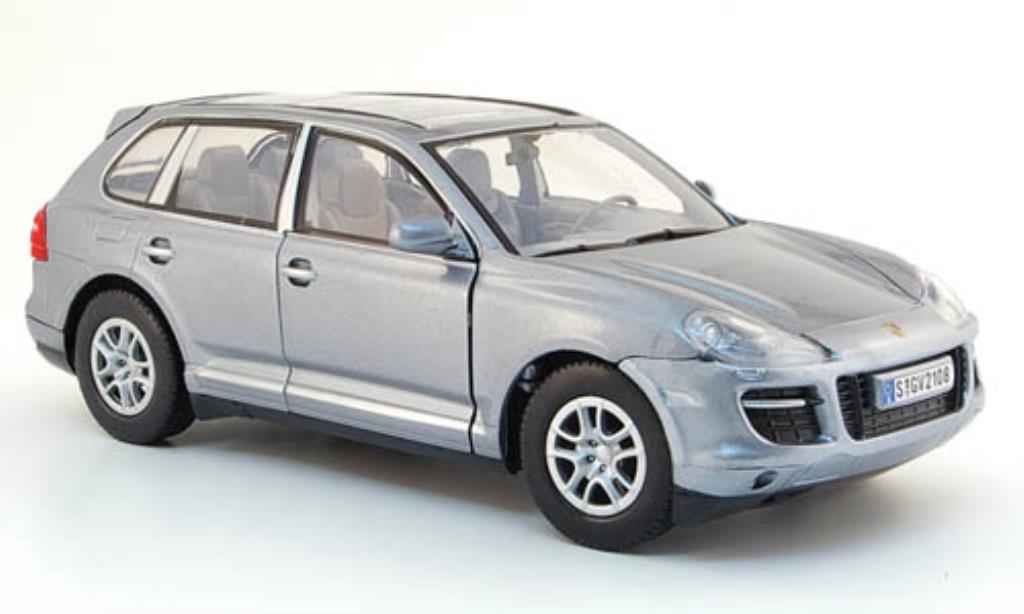 Porsche Cayenne 1/24 Motormax grey mit Glasdach diecast model cars