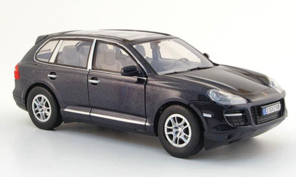 Porsche Cayenne S 1/24 Motormax black mit Glasdach diecast model cars