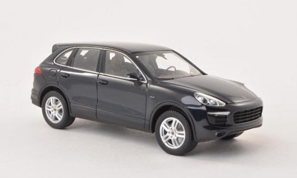 Porsche Cayenne S 1/43 Minichamps S Diesel (92A) blue 2014 diecast model cars