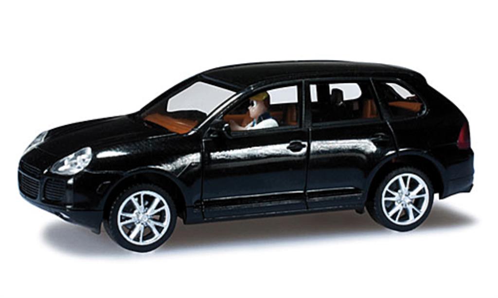 Porsche Cayenne S 1/87 Herpa S black DioramaReady diecast model cars