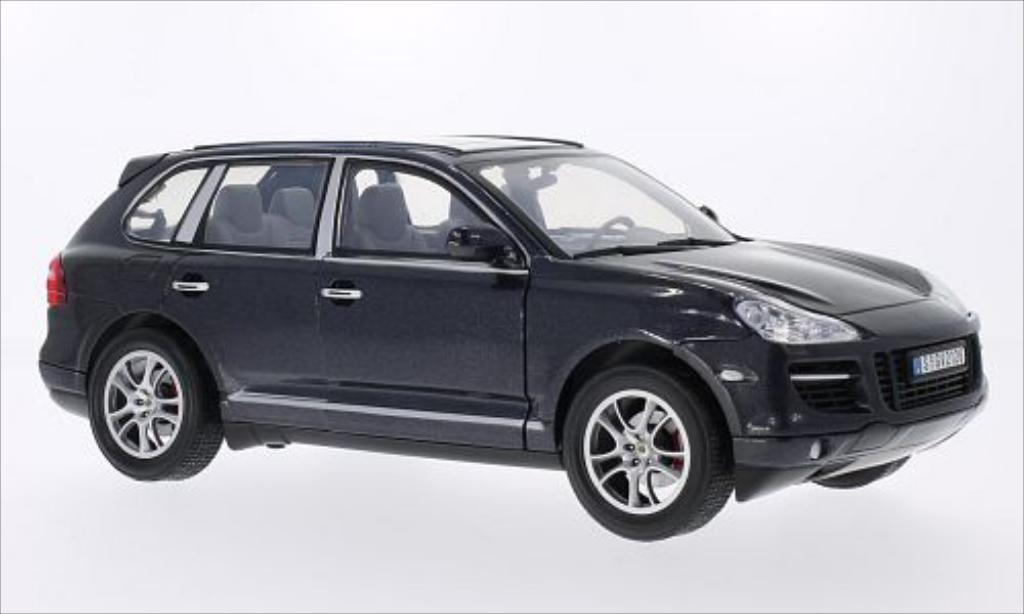 Porsche Cayenne Turbo 1/18 Motormax Turbo metallic grey 2008 diecast model cars