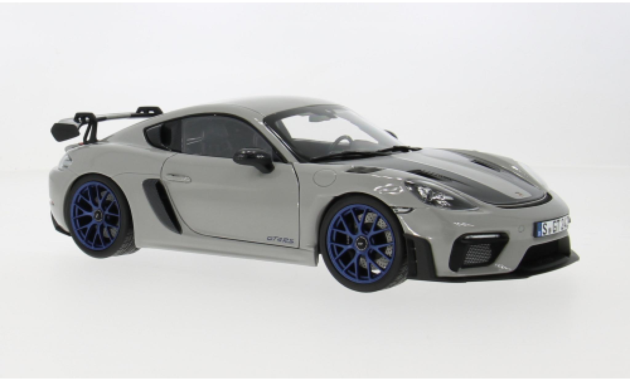 Porsche Cayman GT4 1/18 Norev RS W grey 2023 1:18 diecast model cars