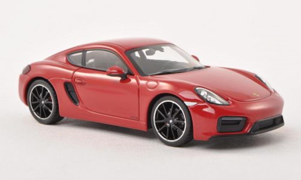 Porsche Cayman GTS 1/43 Minichamps GTS (981c) red diecast model cars