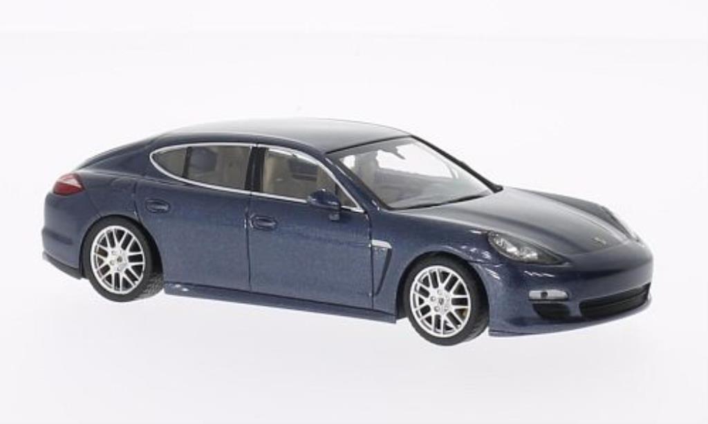 Porsche Panamera 4S 1/43 Minichamps 4S grey-blue 2011 diecast model cars