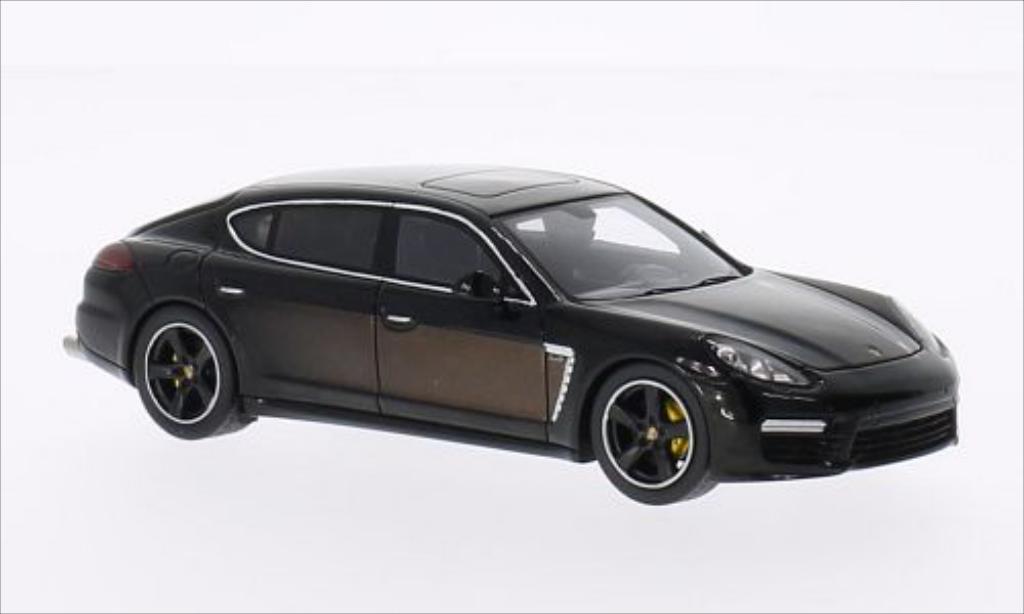 Porsche Panamera 1/43 Spark Exclusive Series black/brown 2014 diecast model cars