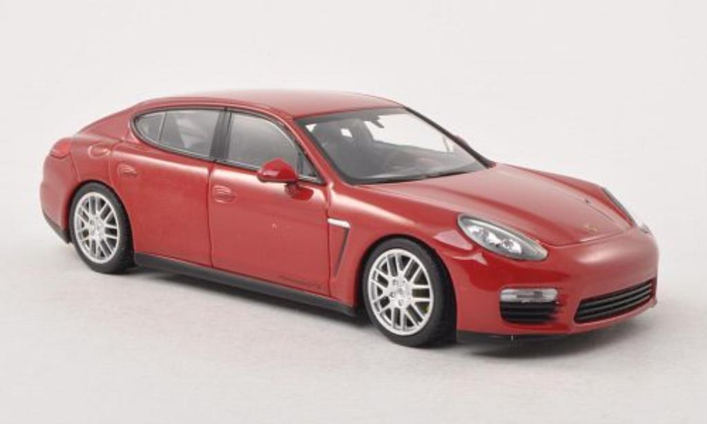 Porsche Panamera GTS 1/43 Minichamps GTS red Facelift 2013 diecast model cars