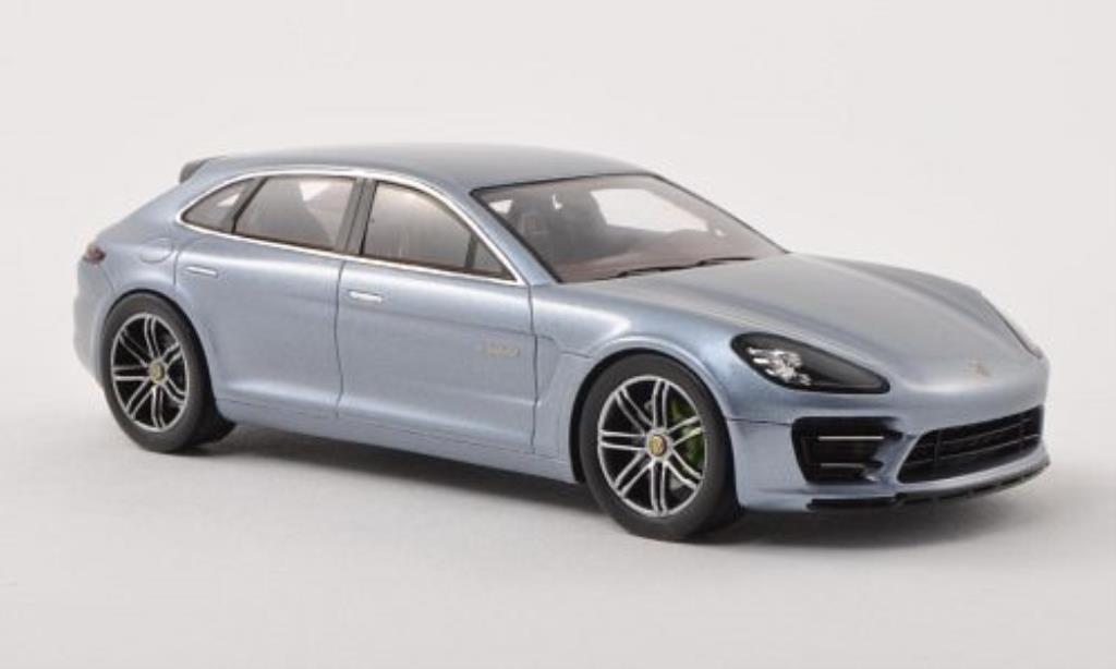 Porsche Panamera Sport Turismo 1/43 Spark Sport Turismo grey-blue diecast model cars