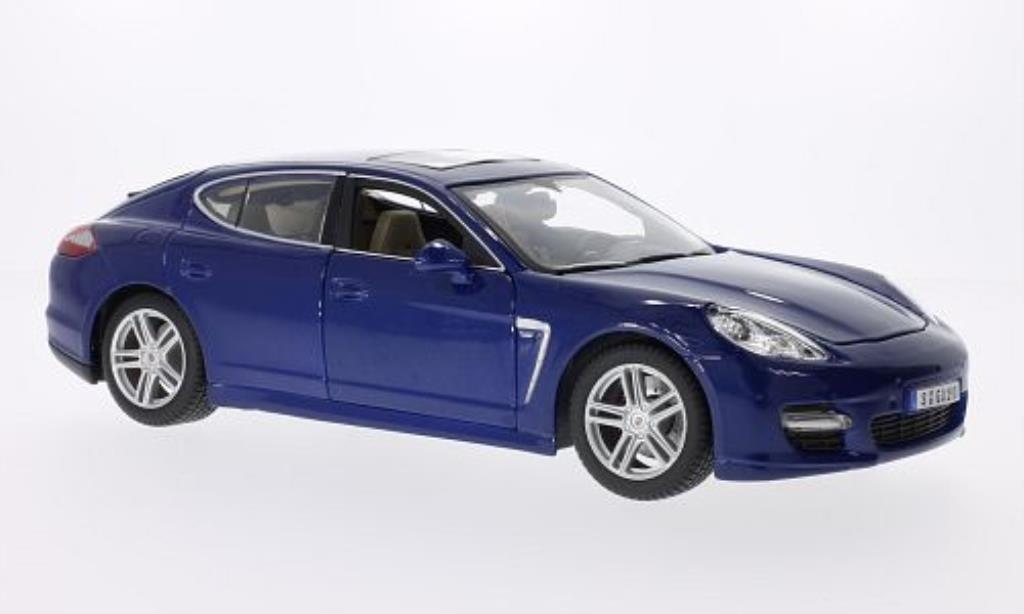 Porsche Panamera Turbo 1/18 Maisto Turbo blue diecast model cars