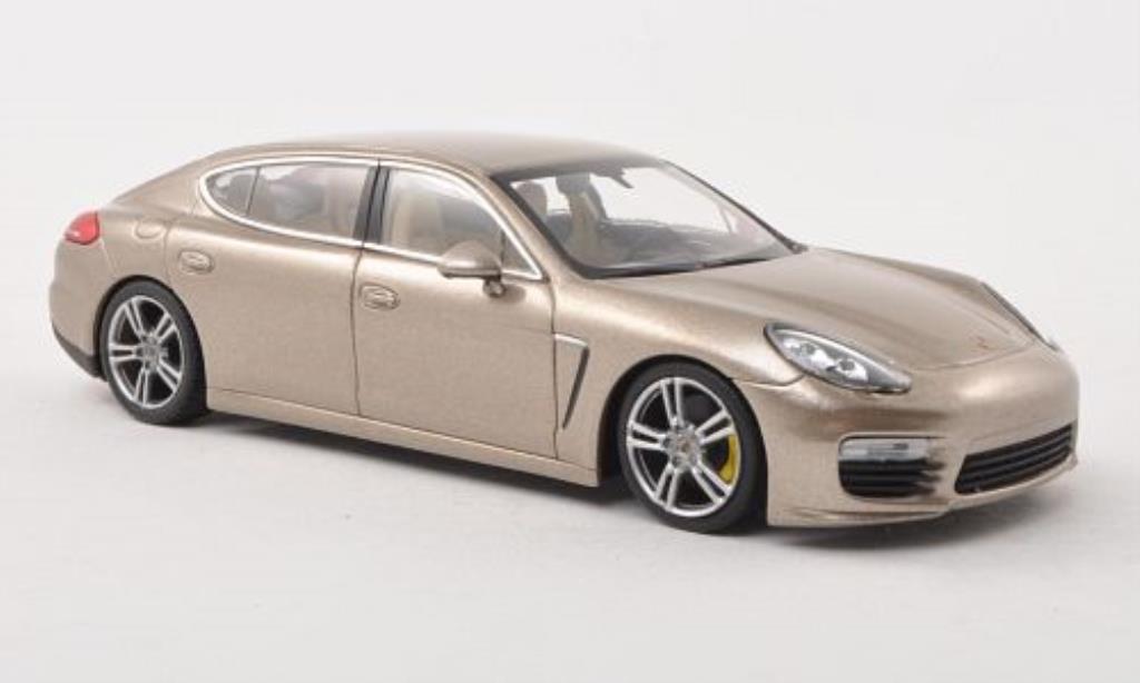 Porsche Panamera Turbo S 1/43 Minichamps Turbo S Executive beige 2013 diecast model cars