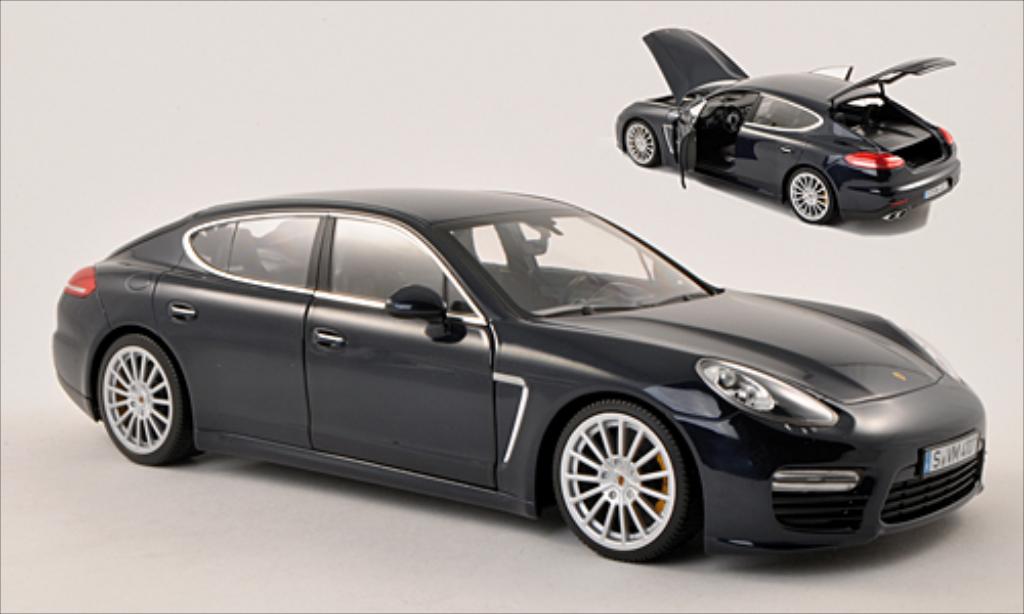 Porsche Panamera Turbo S 1/18 Minichamps Turbo S metallic blue diecast model cars