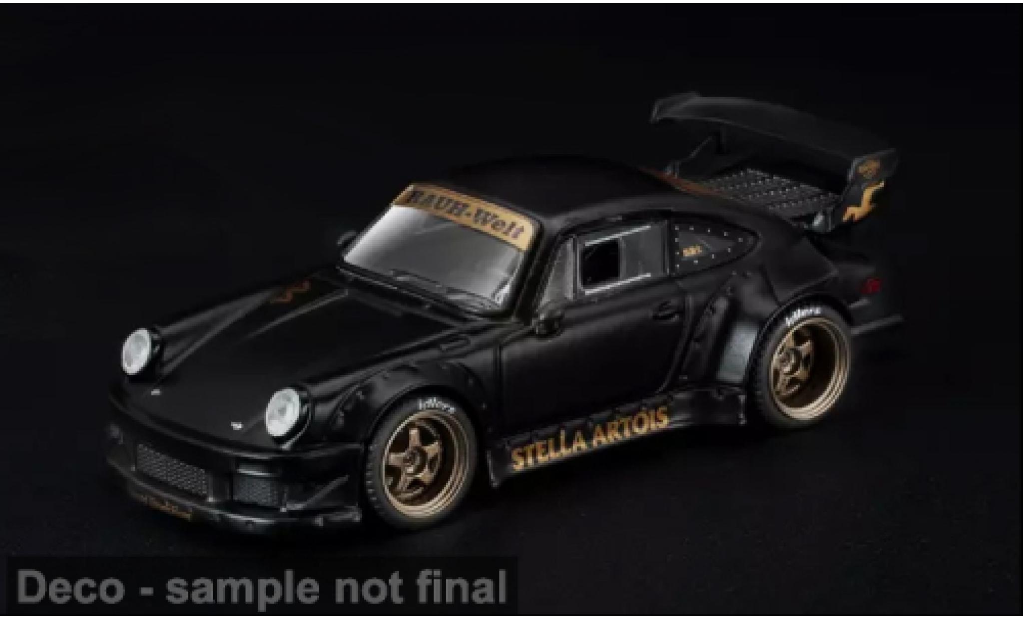 Porsche 930 RWB 1/64 Pop Race black 1:64 diecast model cars