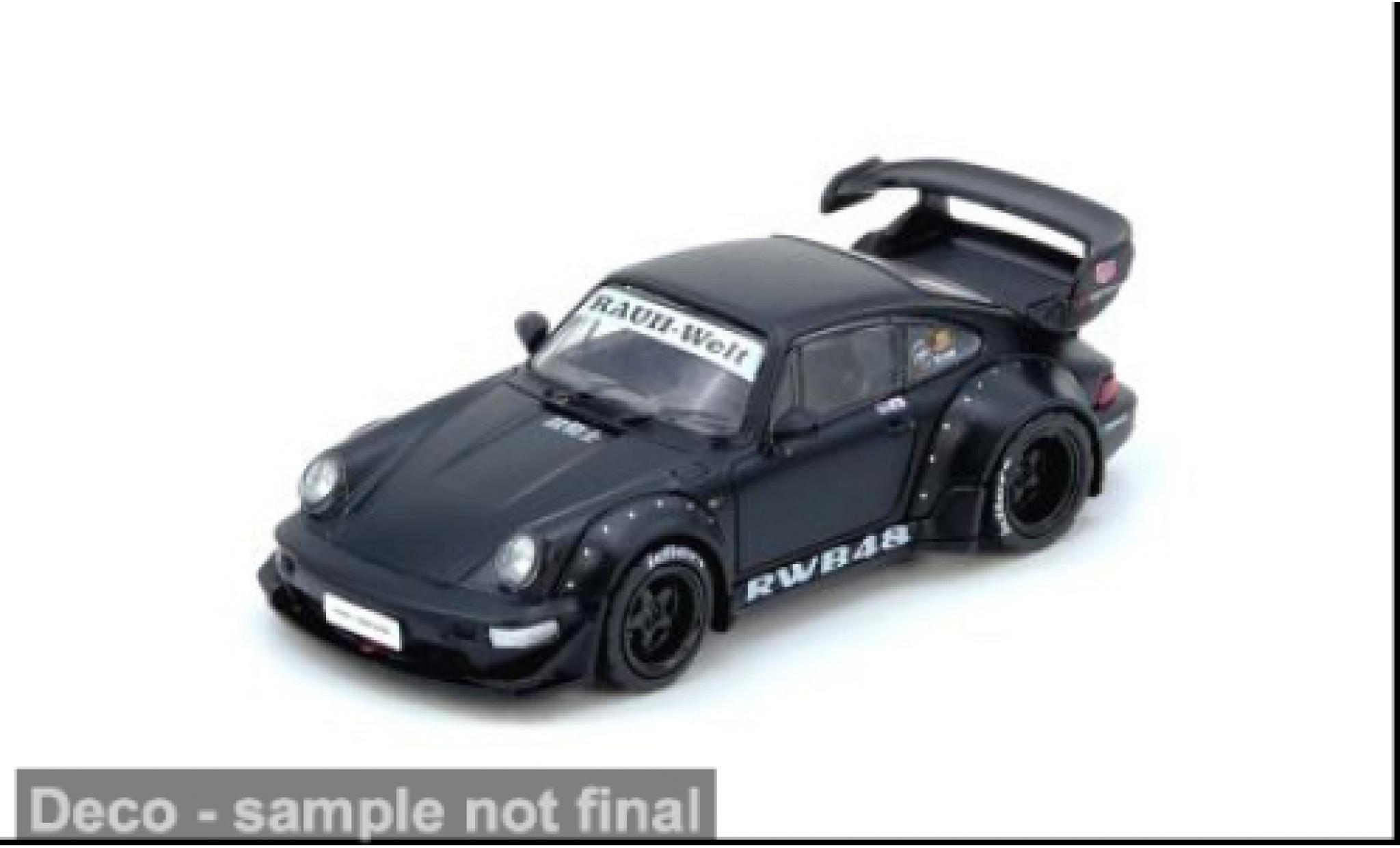 Porsche 964 RWB 1/64 INNO64 black 1:64 diecast model cars