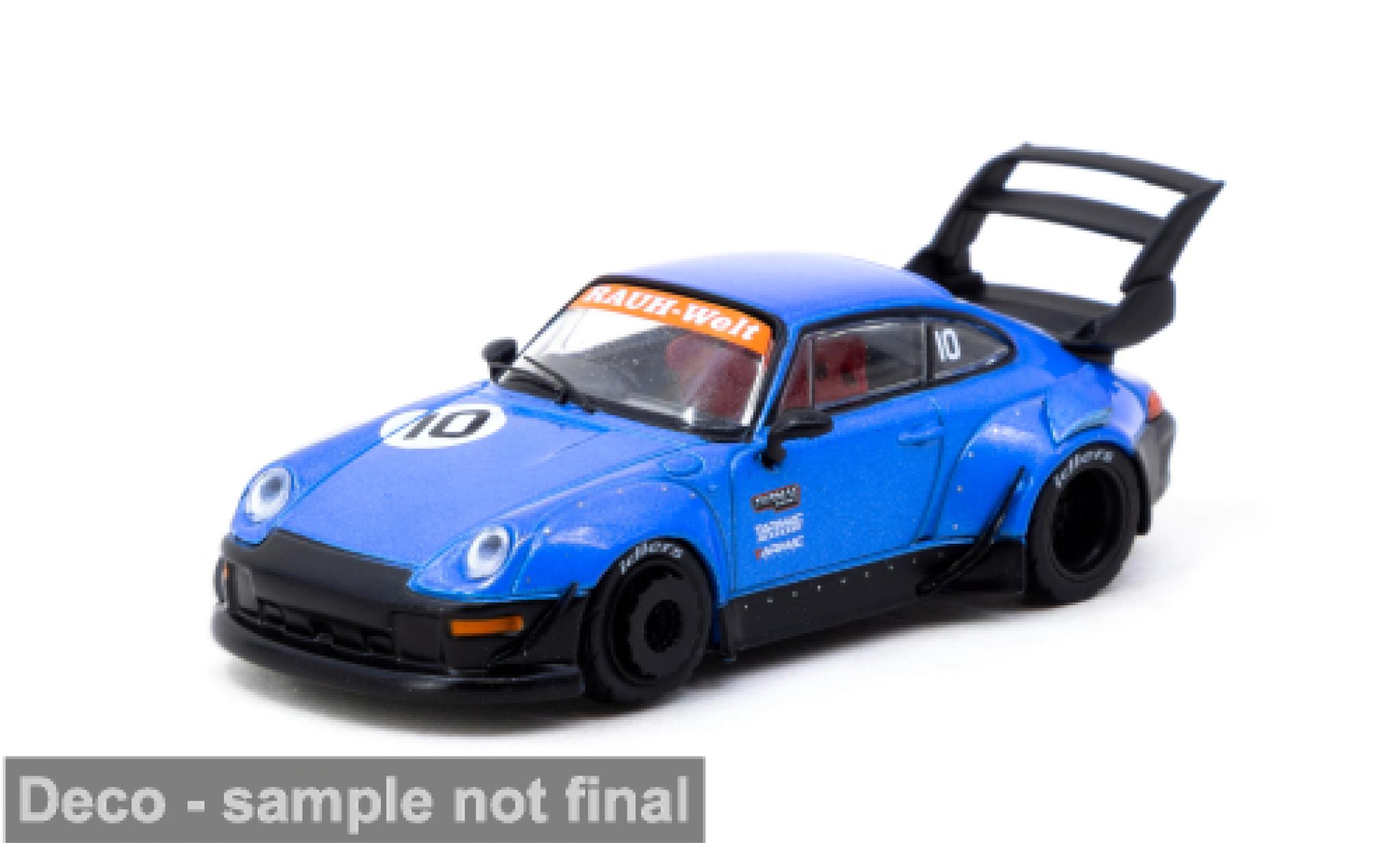 Porsche 993 RWB 1/64 Tarmac Works ( 10th Anniversary) blue/black 1:64 diecast model cars