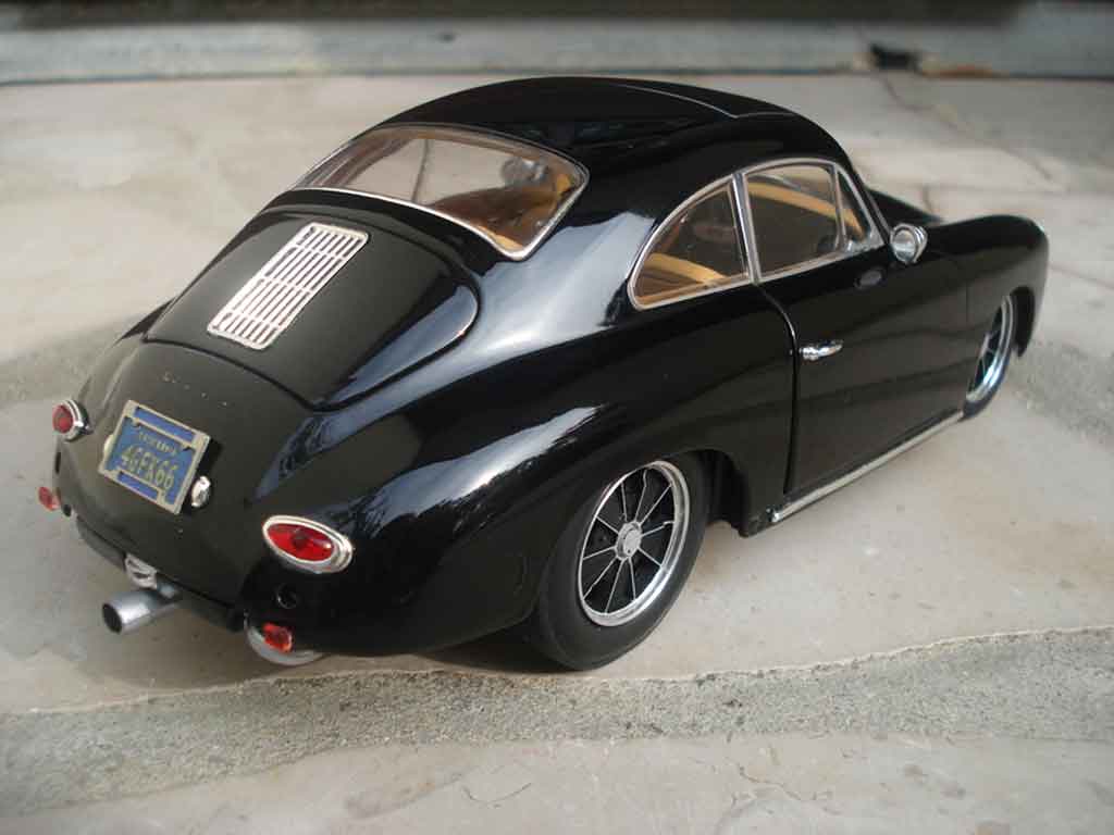 Porsche 356 1961 B black old-school jantes brm 1/18 Ricko