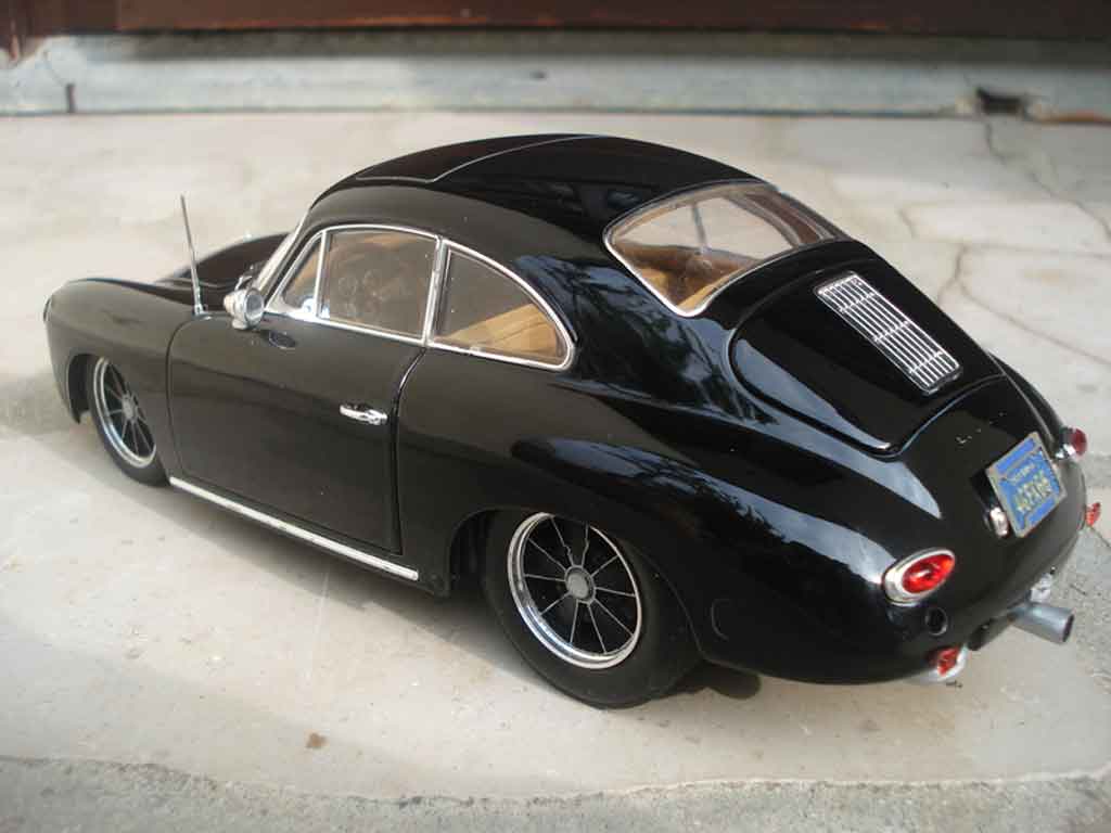 Porsche 356 1961 B black old-school jantes brm 1/18 Ricko