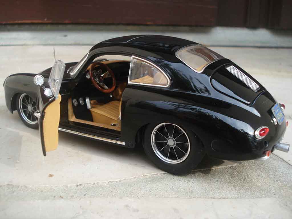 Porsche 356 1961 B black old-school jantes brm 1/18 Ricko