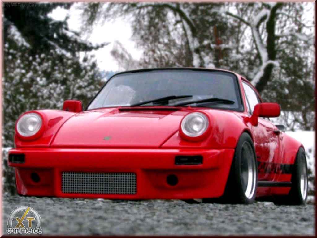 Porsche 930 RS 1/18 Autoart RS 3.0 carrera red jantes fuchs 1974 diecast model cars