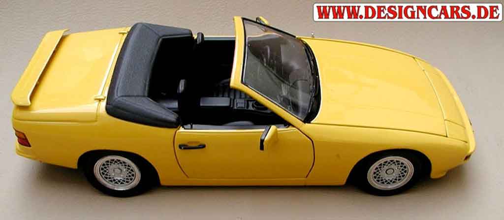 Porsche 924 Base cabriolet yellow 1/18 Minichamps