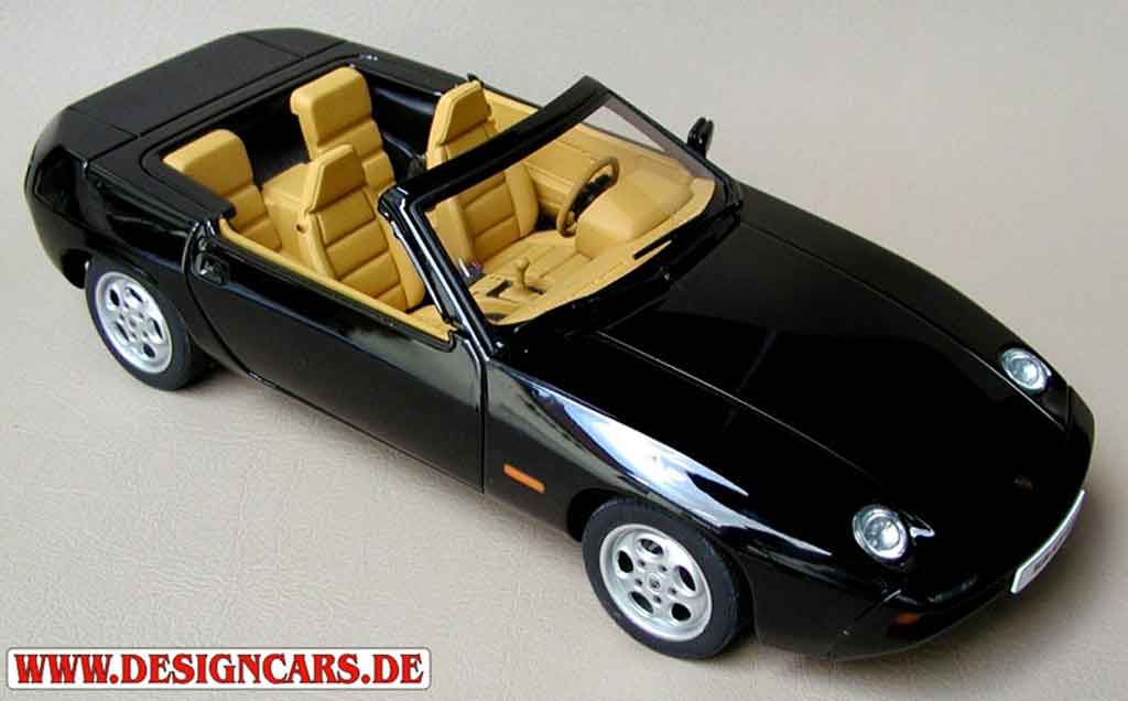 Porsche 928 1/18 Autoart cabriolet black diecast model cars