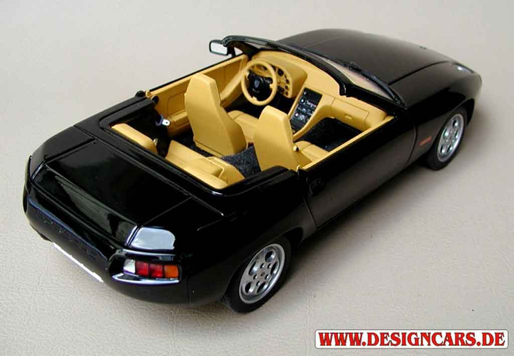 Porsche 928 Cabriolet black 1/18 Autoart