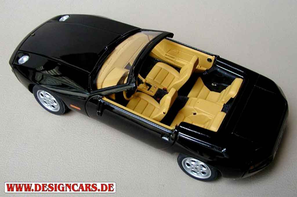 Porsche 928 Cabriolet black 1/18 Autoart