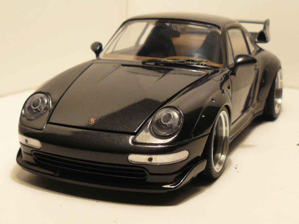 Porsche 911 GT2 titanium grey jantes a deport 1/18 Ut Models