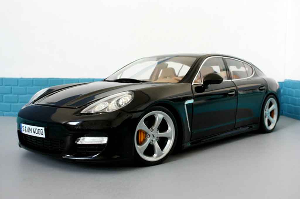 Porsche Panamera Turbo S 1/18 Norev turbo black diecast model cars