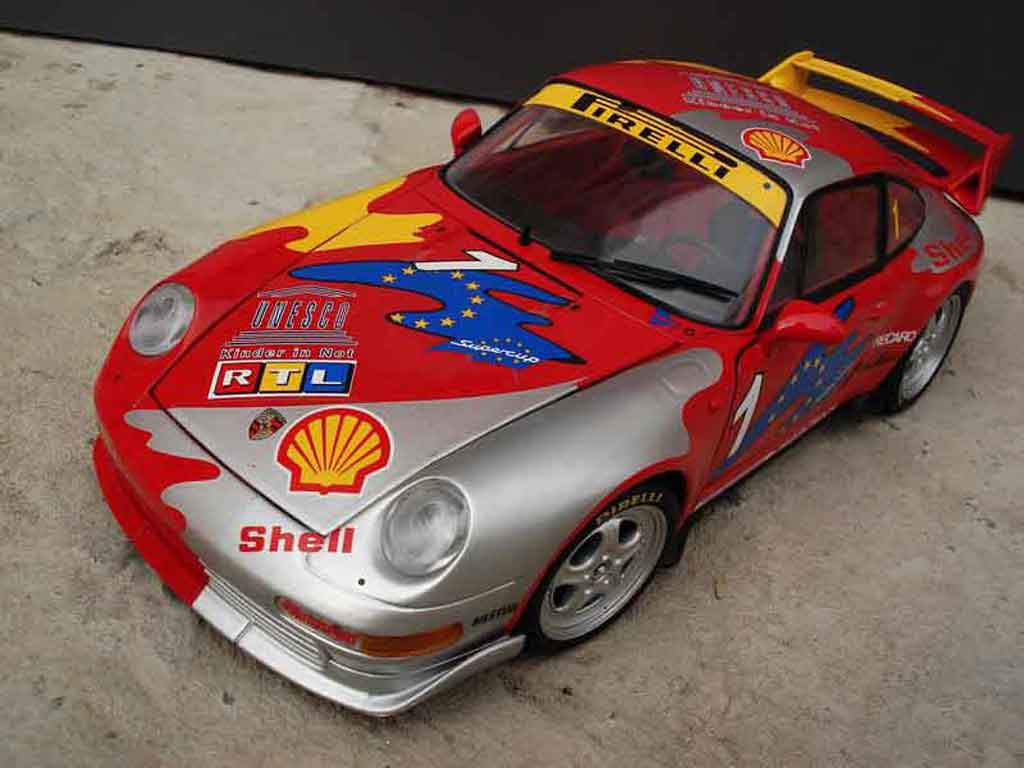 Porsche 993 GT2 1/18 Ut Models GT2 cs carrera supercup #1 diecast model cars