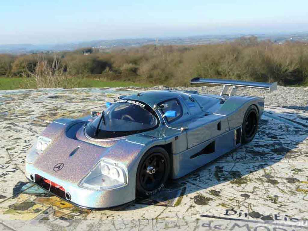 Mercedes C9 Base sauber liquid sliver standox edition 2002 1/18 Exoto